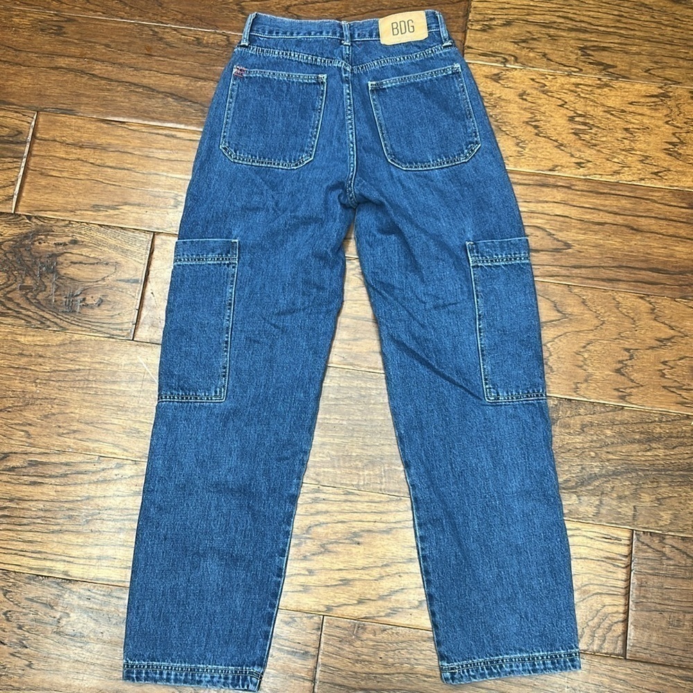 BDG High Waist Baggy Cargo denim jeans - Picture 9 of 10